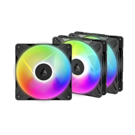 Arctic P14 Pro Reverse A-RGB Black Case-3 Pack