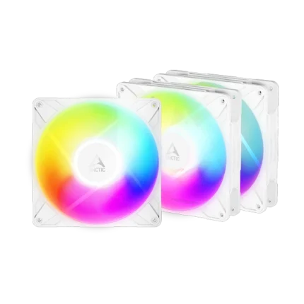 Arctic P14 Pro Reverse A-RGB White Case - 3 Pack