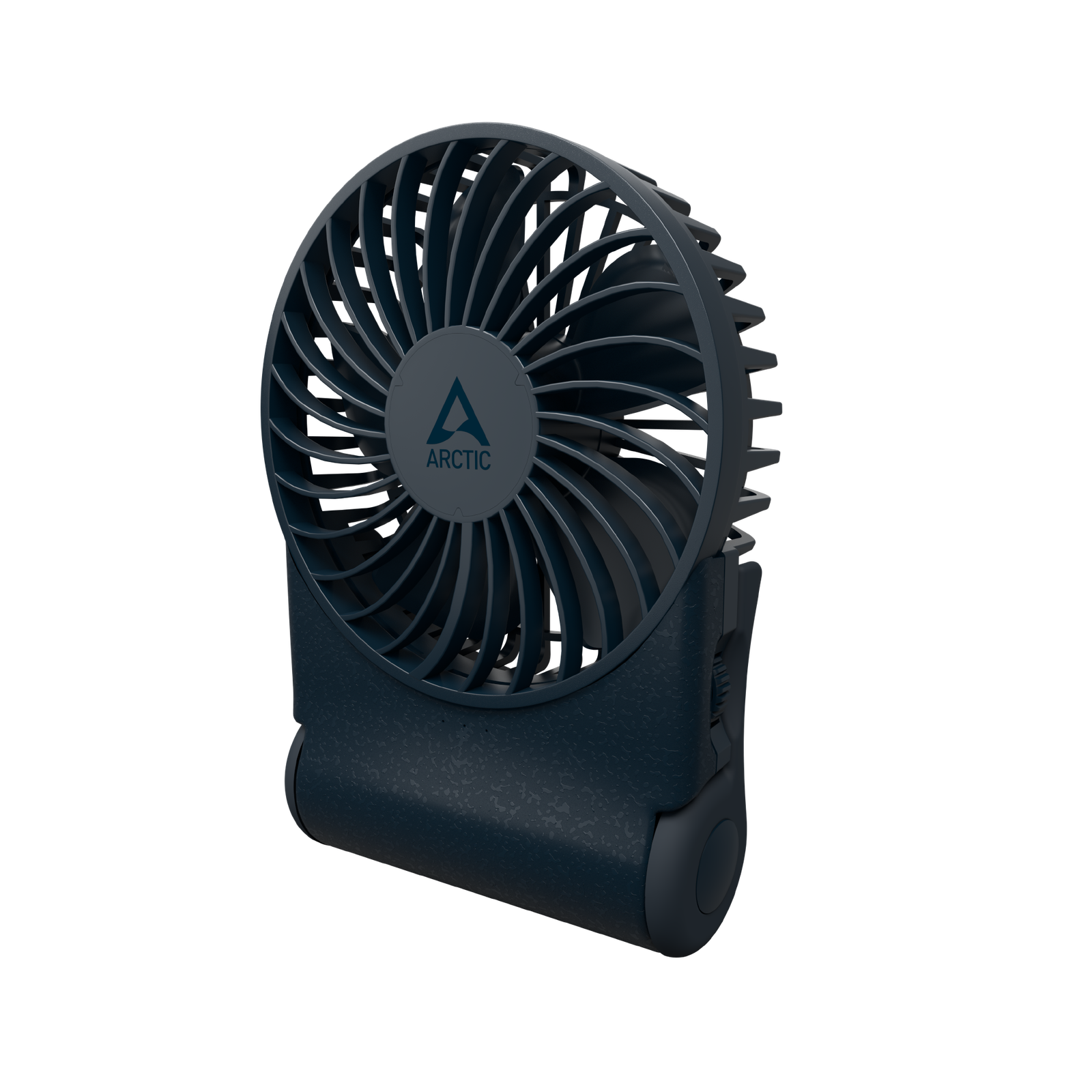 Arctic-Summair-2Go-Handheld-Rechargeable-Dark-Blue-Fan-with-Stand.png