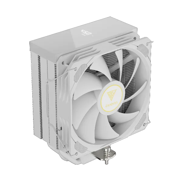 Gamdias BOREAS M2-51D CPU Air Cooler with Digital Monitor - White