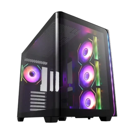 FSP M580 ARGB Black ATX Mid Tower Gaming PC Cabinet
